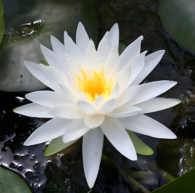 Ūdensroze 'White Star' (pieejams no jūnija)