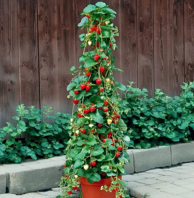 Kāpelējošā zemene 'Hummi'  (pieejams no jūnija)