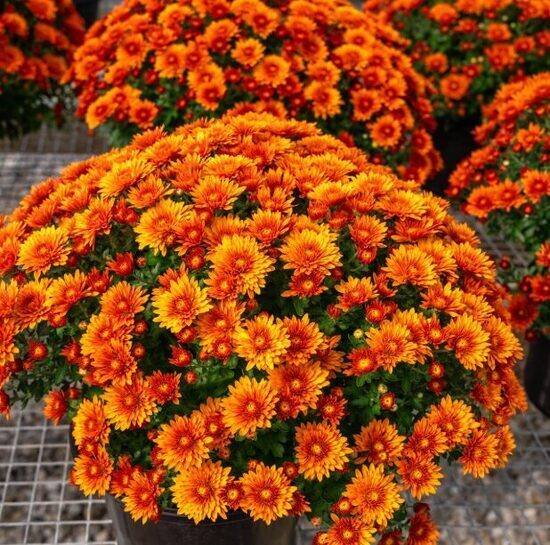 Krizantēma 'Gigi Dark Orange'